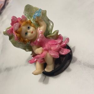 Vintage‎ Prestige Fairy and Flowers Girl Figurine